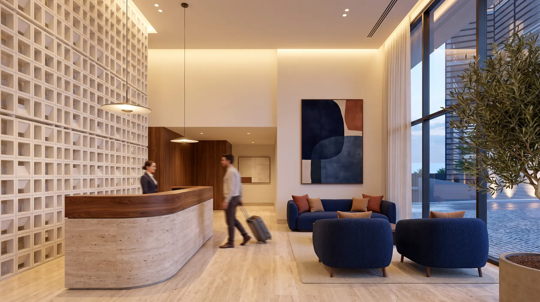 Lobby y recepción